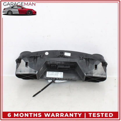 2007-2009 Mercedes W211 E350 A/C Heater Climate Control Switch 2118302285 OEM