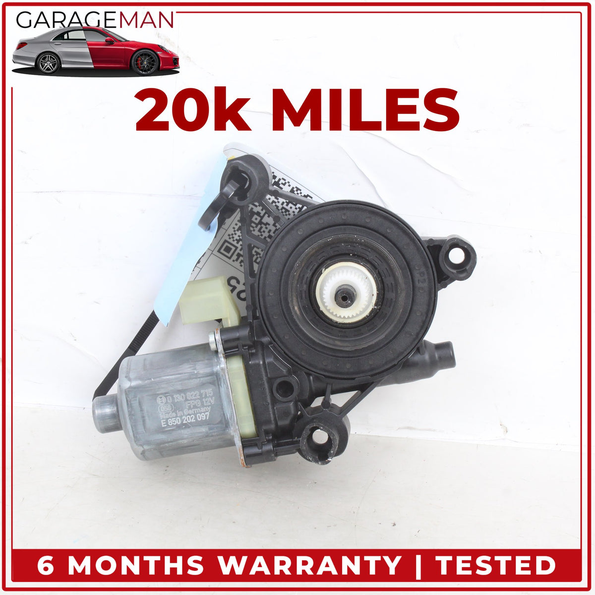 2015-2024 Porsche Macan 95B Rear Left Side Window Regulator Motor 5Q0959801A OEM