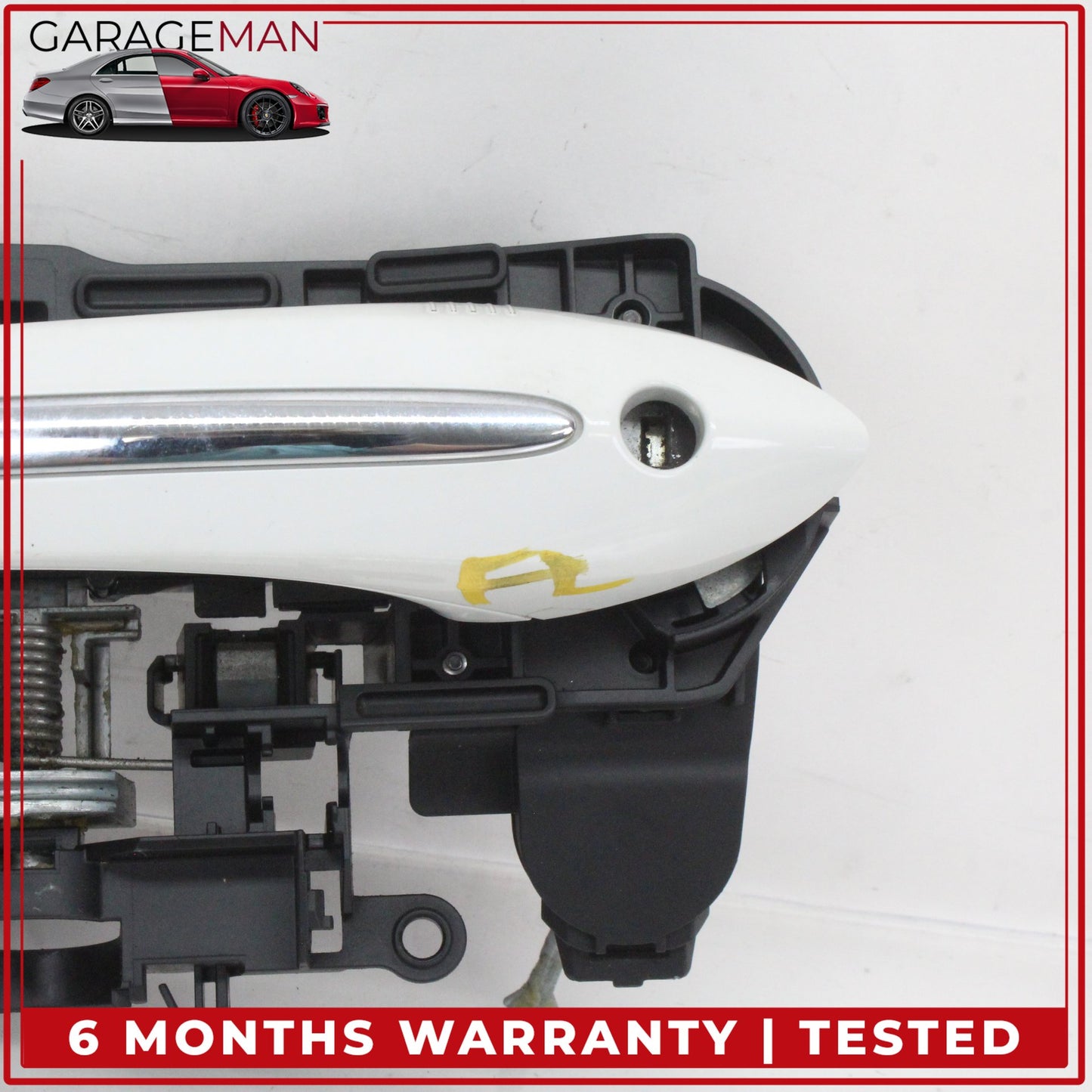 2011-2016 BMW 550i 535i Front Left Driver Side Exterior Door Handle White OEM
