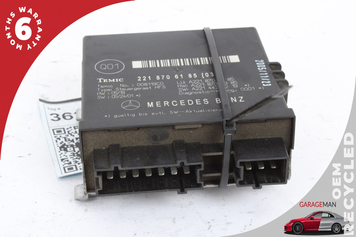 2007-2009 Mercede W221 S550 Trunk Release Remote Open Close Module Unit OEM