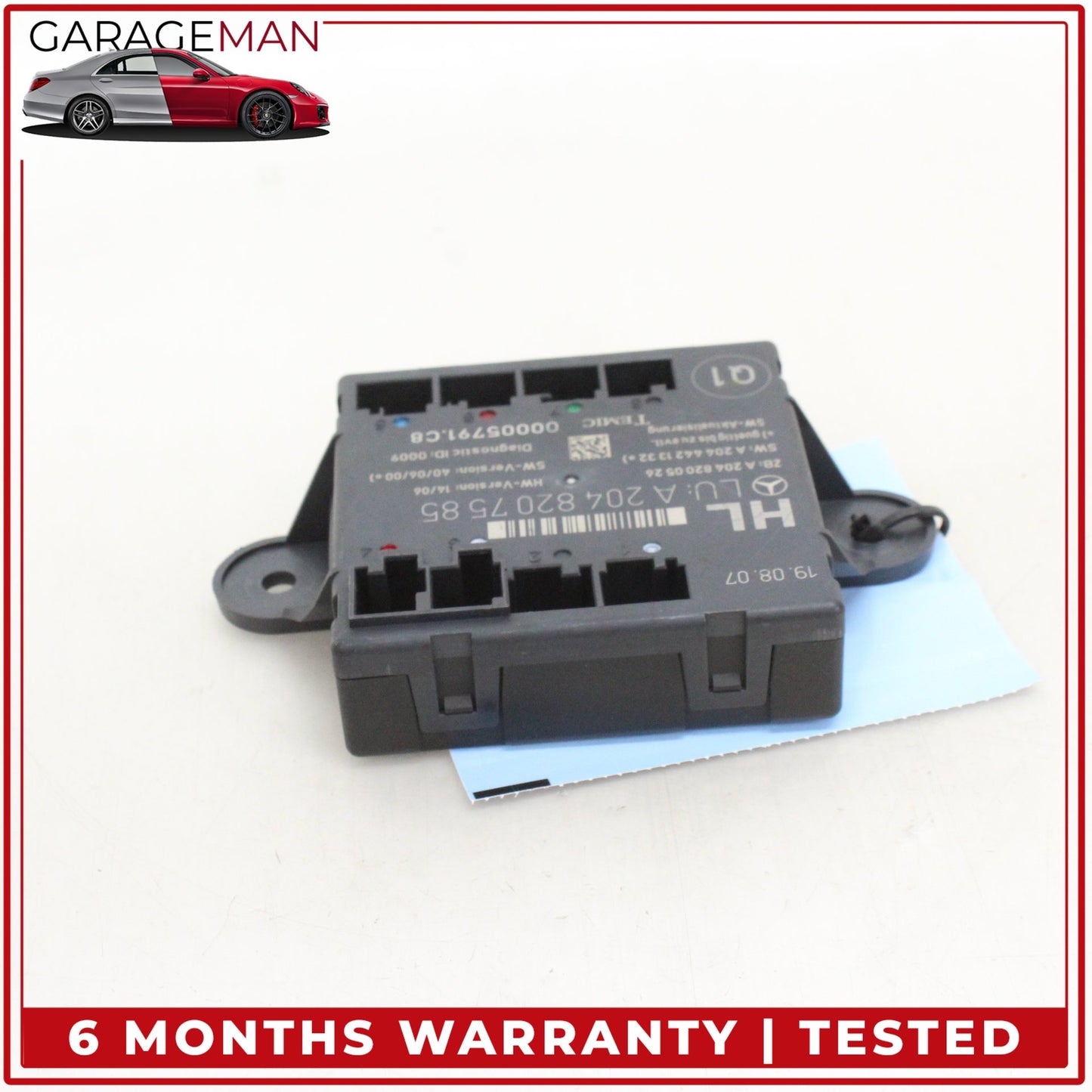 2008-2018 Mercedes-Benz C300 w204 Sedan Left Rear Door Control Module 2048207585 OEM