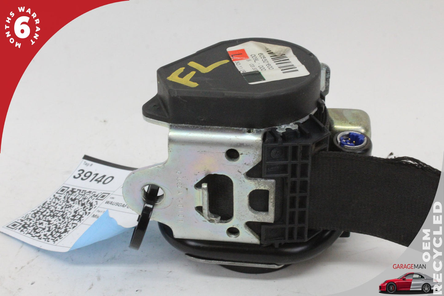 2012-2018 Audi A7 A6 Front Left Driver Side Seat Belt Black 4G8857705C OEM
