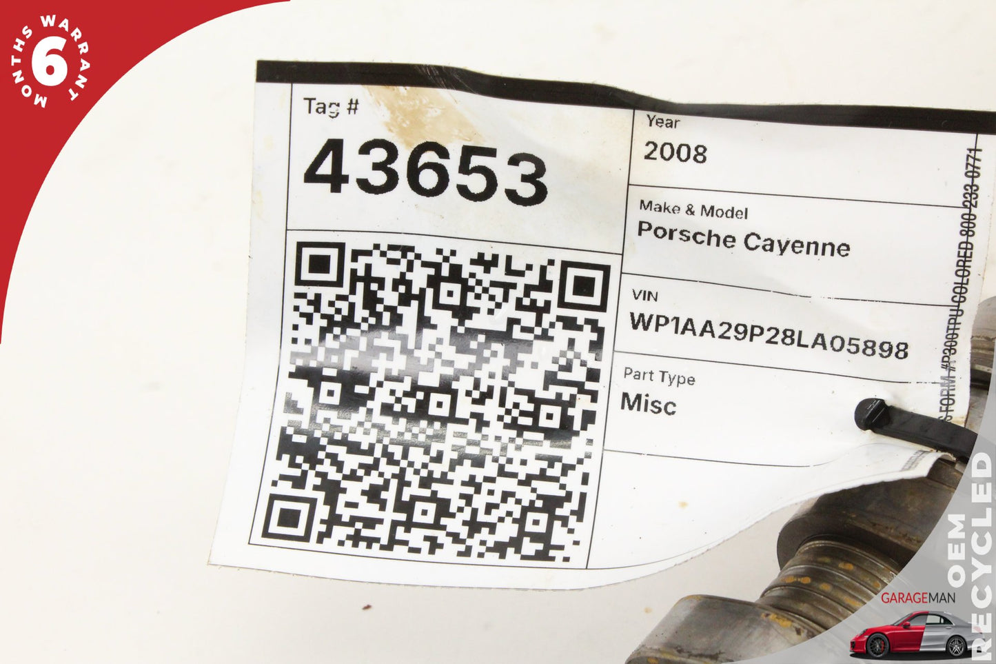 2008-2010 Porsche Cayenne 957 3.6L Intake Camshaft w/ Adjuster 03H109087A OEM