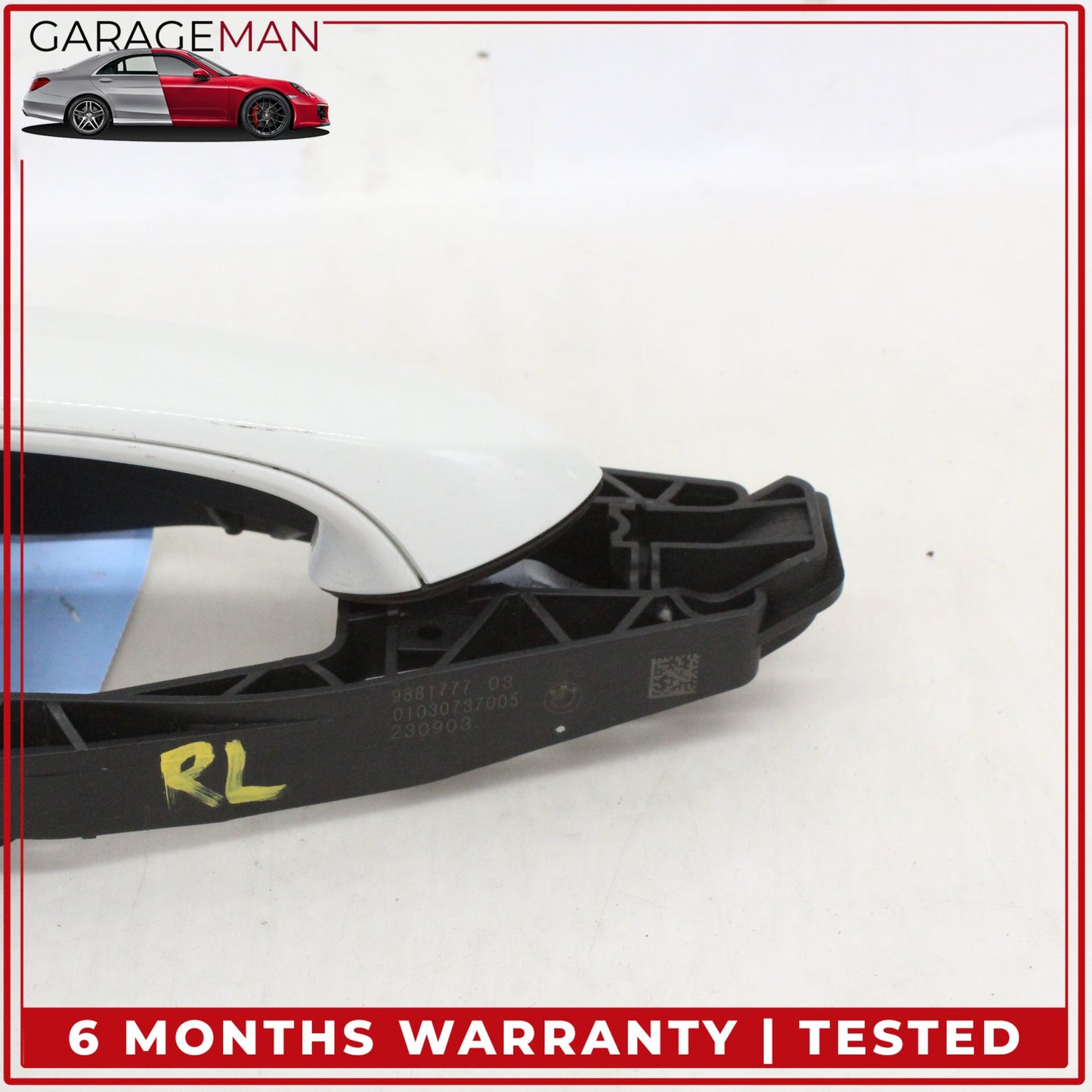 2019-2025 BMW 330i M340i Rear Left Driver Side Exterior Door Handle White OEM