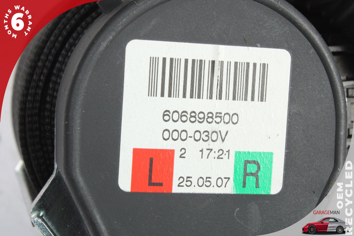 2007-2015 Audi Q7 3rd Row Seat Belt Rear Left/Right 4L0857811B Genuine