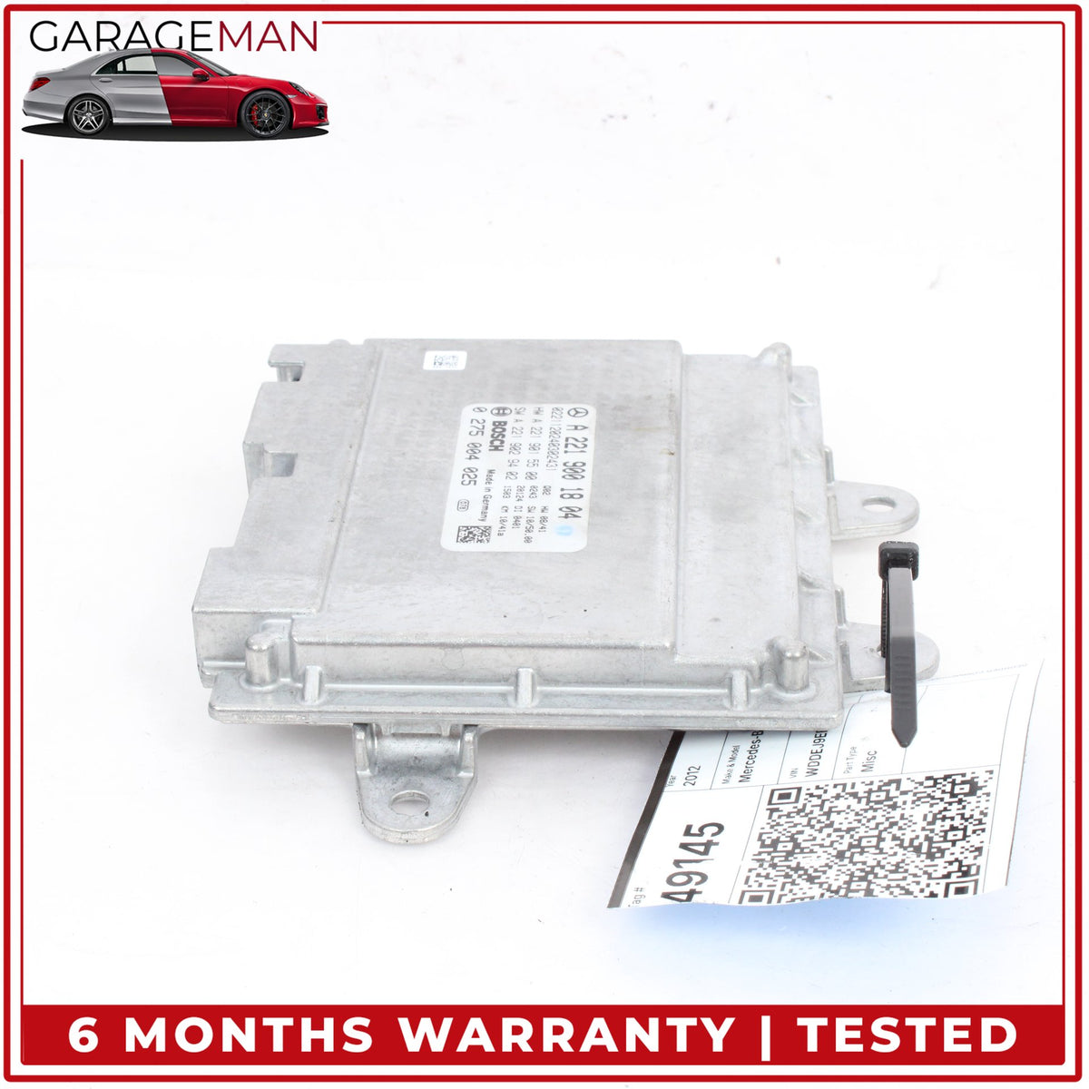 2010-2014 Mercedes W216 CL550 Night Vision Camera Control Module 2219001804 OEM