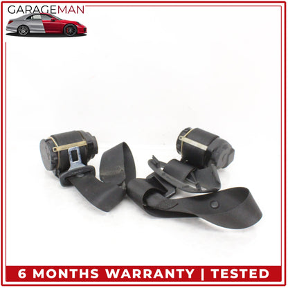 1999-2005 Porsche 911 996 Front and Rear Right Side Seat Belt Set Black OEM