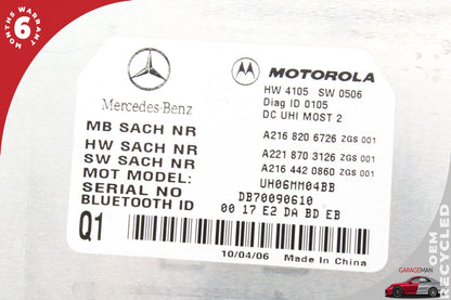 2007-2010 Mercedes W221 S550 Bluetooth Control Module Unit 2168206726 OEM