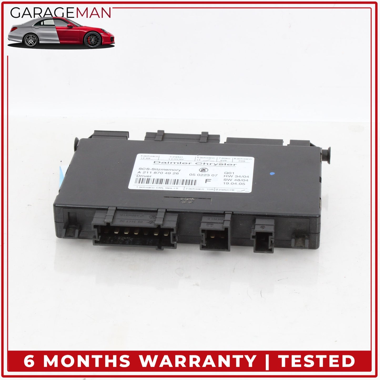 2003-2012 Mercedes W211 E350 Front Left Side Seat Control Module 2118704926 OEM