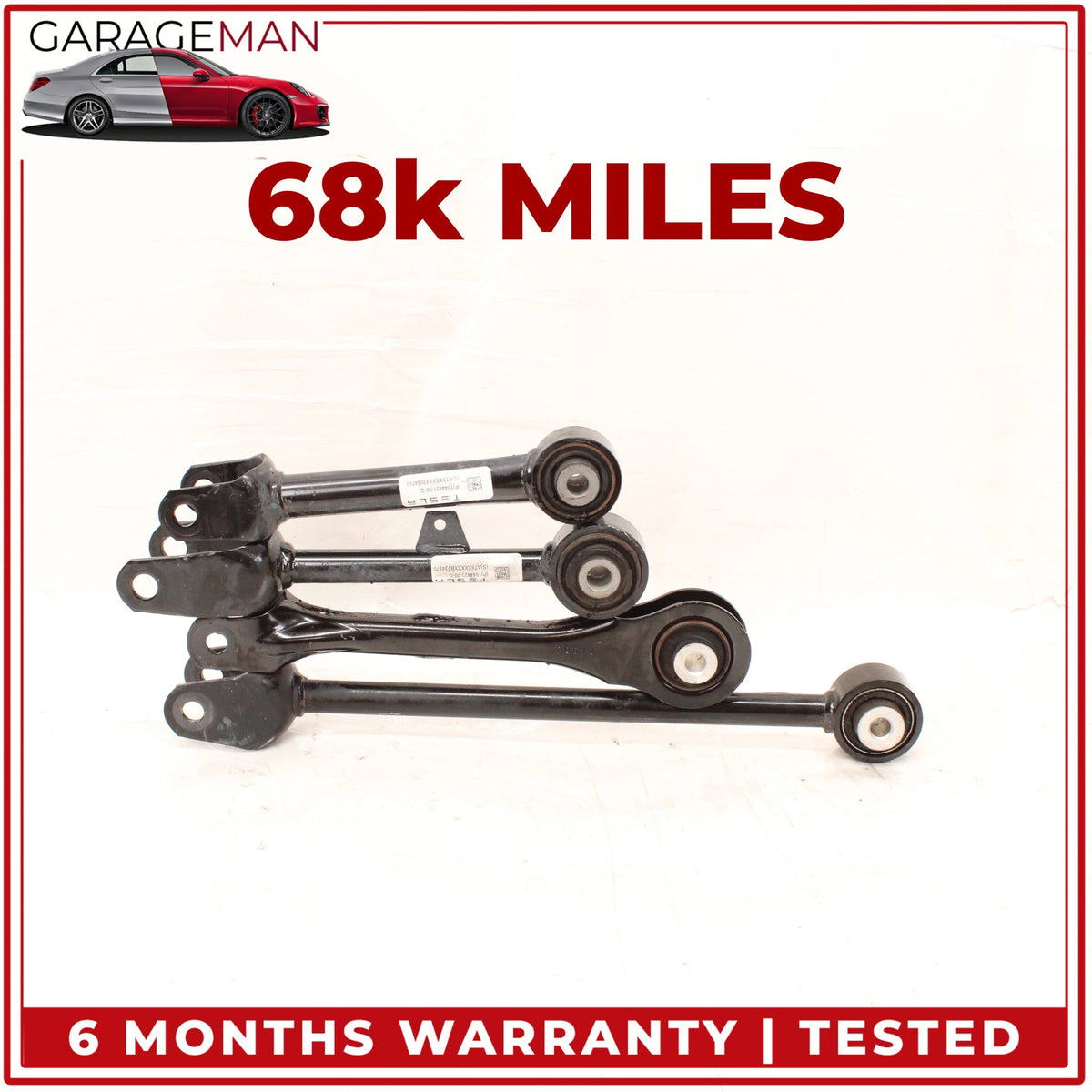 2017-2023 Tesla Model 3 Rear Left or Right Side Control Arm Set of 4 OEM