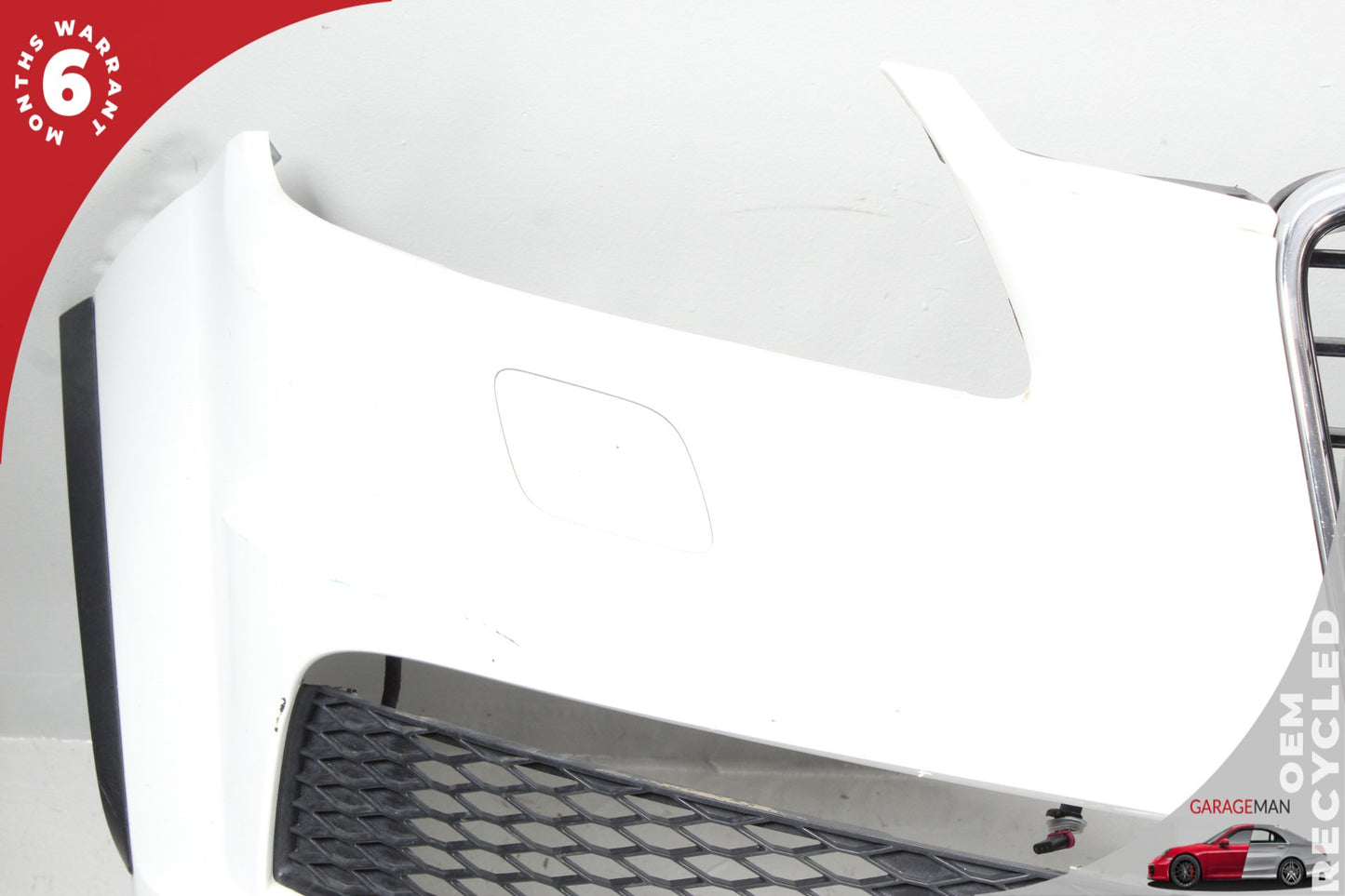 2010-2015 Audi Q7 SUV Front Bumper Cover Aseembly White w/ Grills 4L0807437H OEM