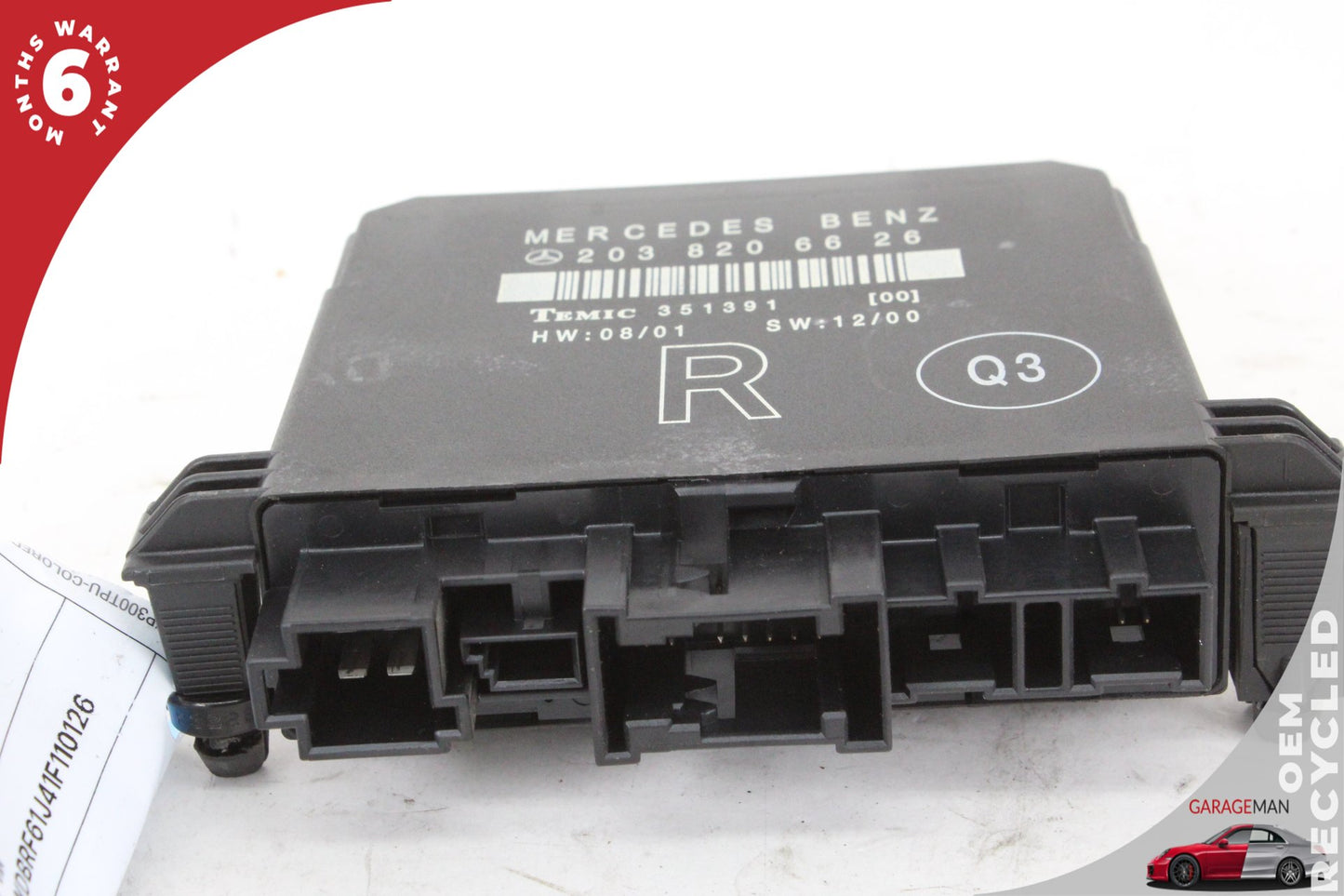 2001-2007 Mercedes W203 C240 Rear Right Side Door Control Module 2038206626 OEM