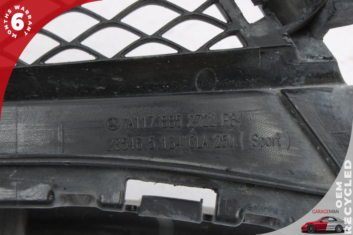 2014-2016 Mercedes-Benz CLA45 AMG W117 Sedan Front Lower Bumper Center Grille 1178852722