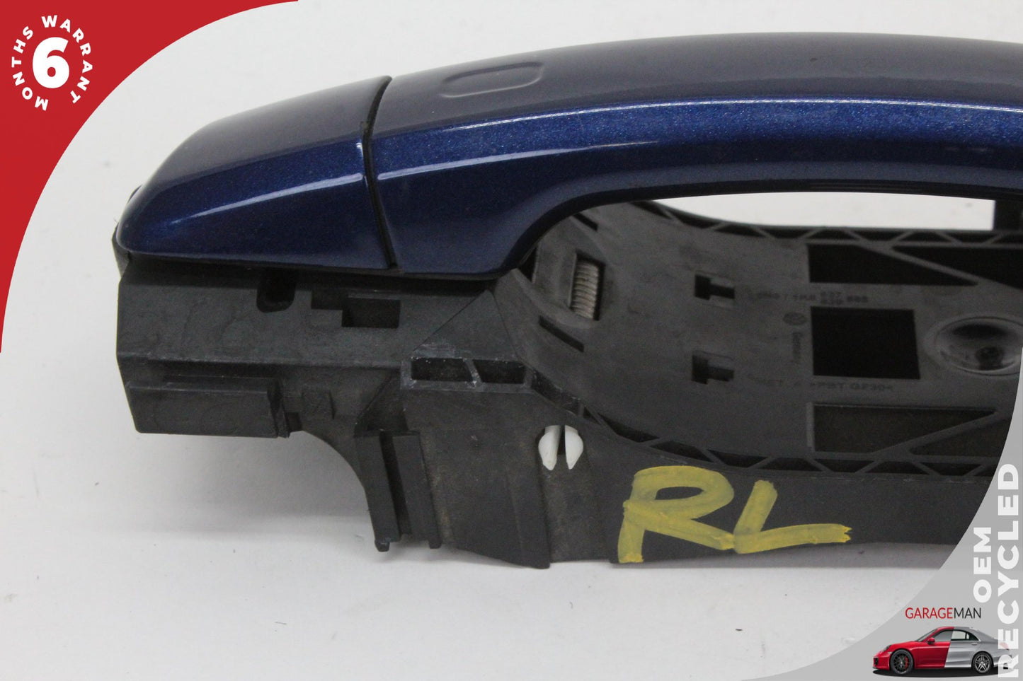 2015-2020 Audi A3 S3 RS3 Rear Left Driver Side Exterior Door Handle Blue OEM