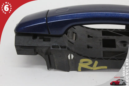 2015-2020 Audi A3 S3 RS3 Rear Left Driver Side Exterior Door Handle Blue OEM