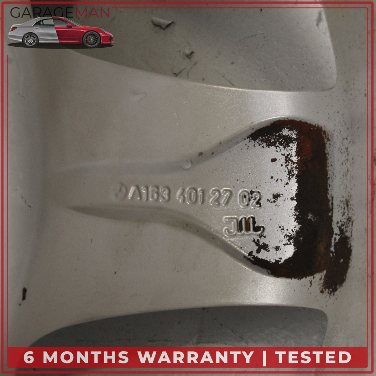 2002-2005 Mercedes W163 ML320 ML500 Front or Rear Wheel Rim 8.5JX17H2 ET52 OEM