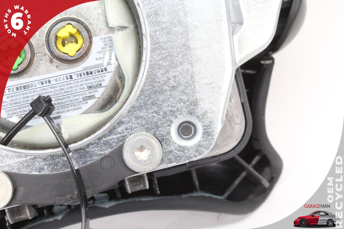 03-12 Mercedes-Benz SL500 R230 Convertible Steering Wheel Airbag Black2308600102
