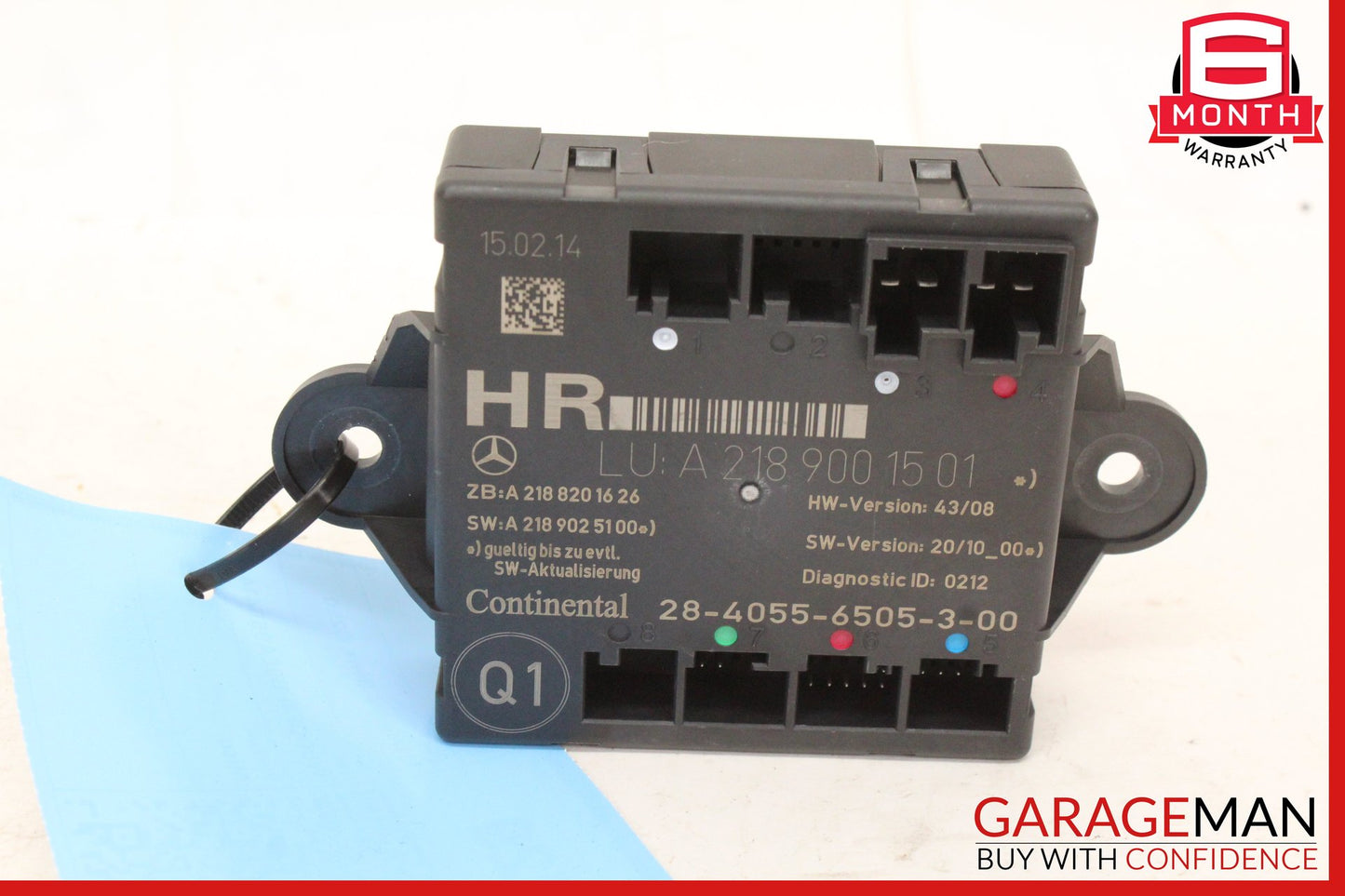 2008-2018 Mercedes-Benz C250 W204 Right Rear Door Control Module 2189001501 OEM