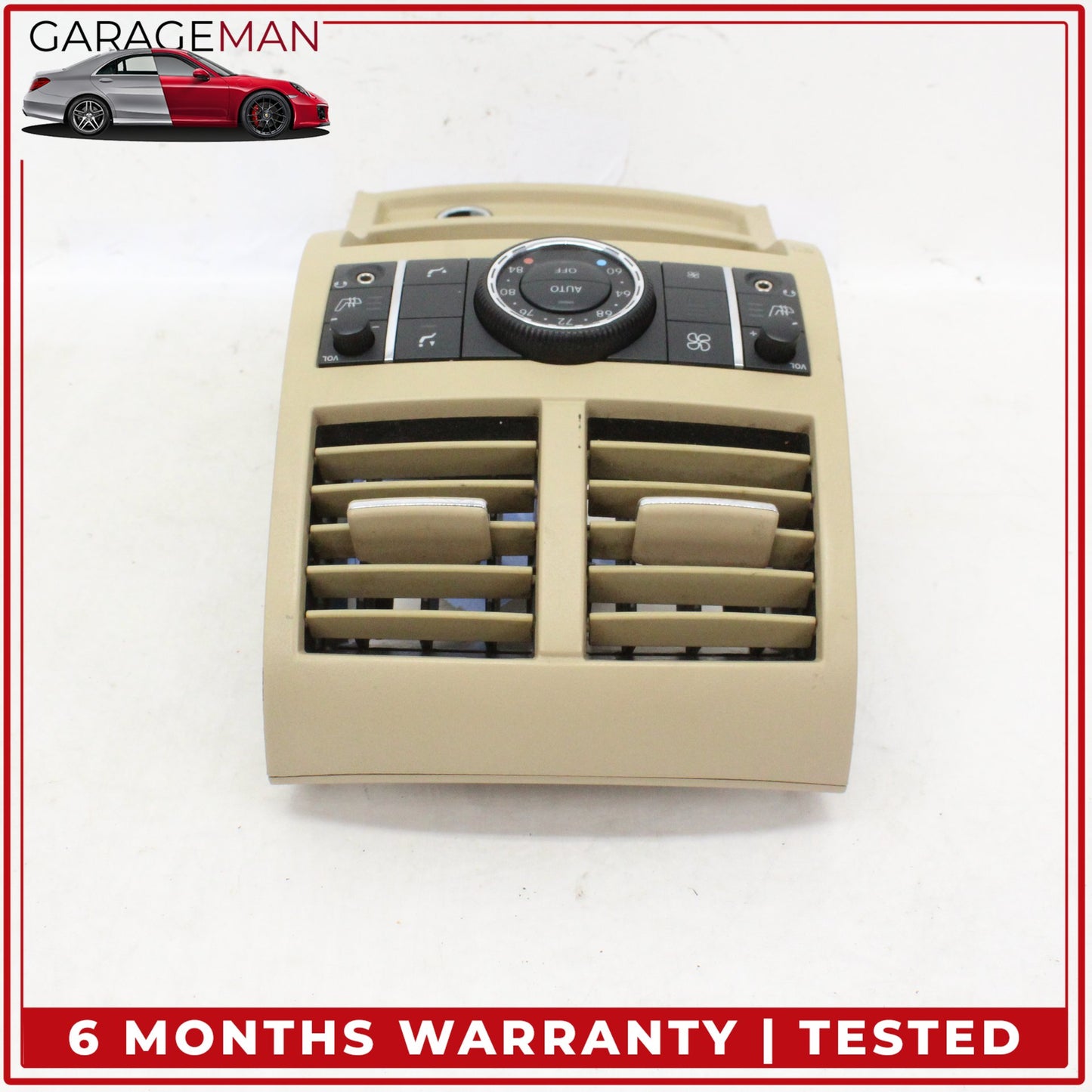 2006-2012 Mercedes X164 GL550 Rear Climate Control Switch Panel w/ Air Vent OEM