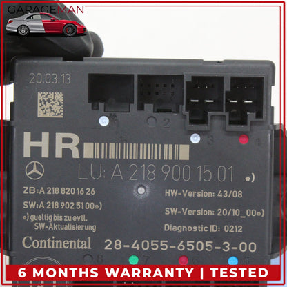 2008-2018 Mercedes-Benz CLS550 W218 Sedan Rear Right Passenger Side Door Control Module 2189001501 OEM
