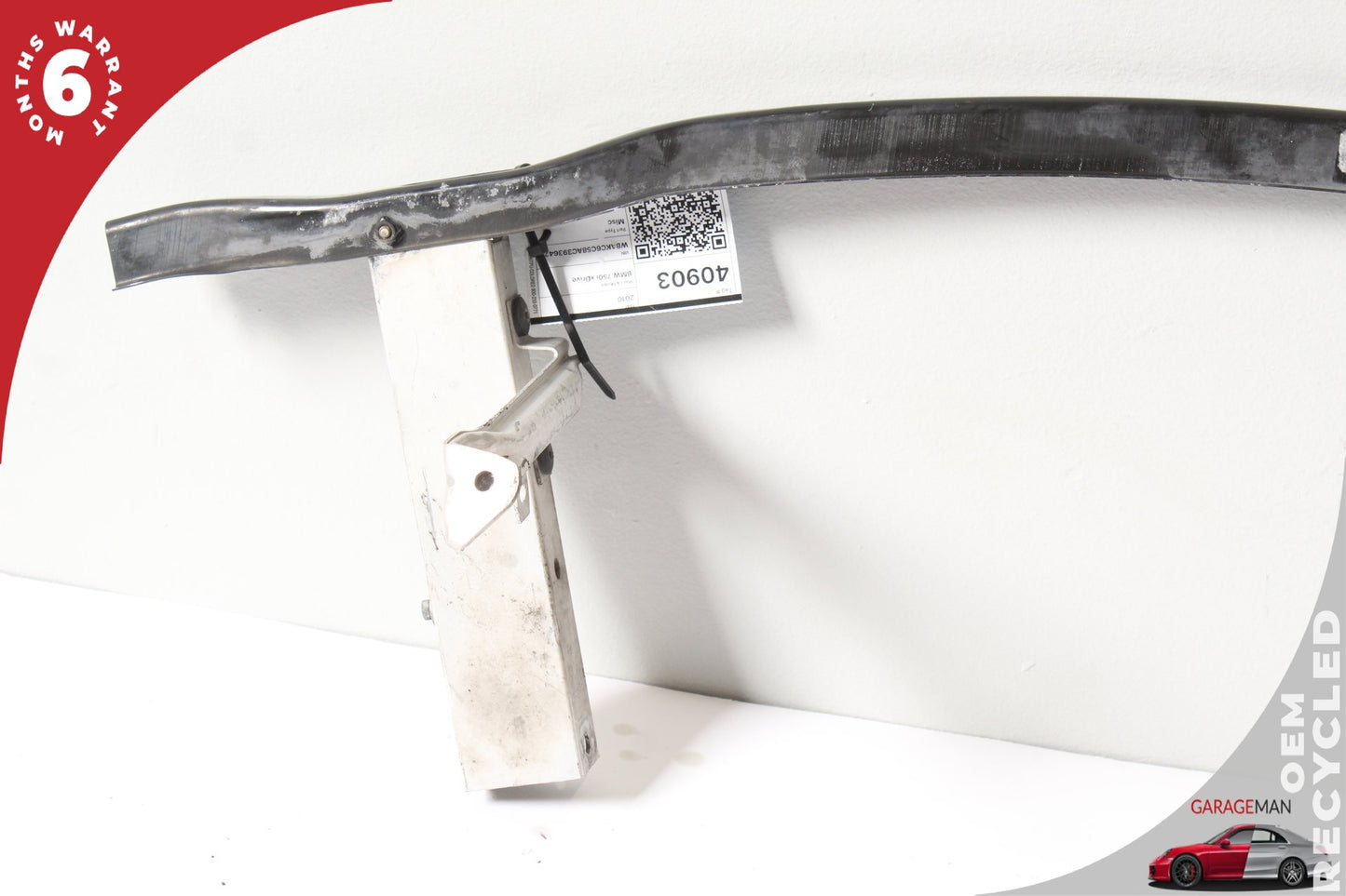 2009-2015 BMW 750i 528i xDrive Front Lower Bumper Reinforcement Impact Bar OEM