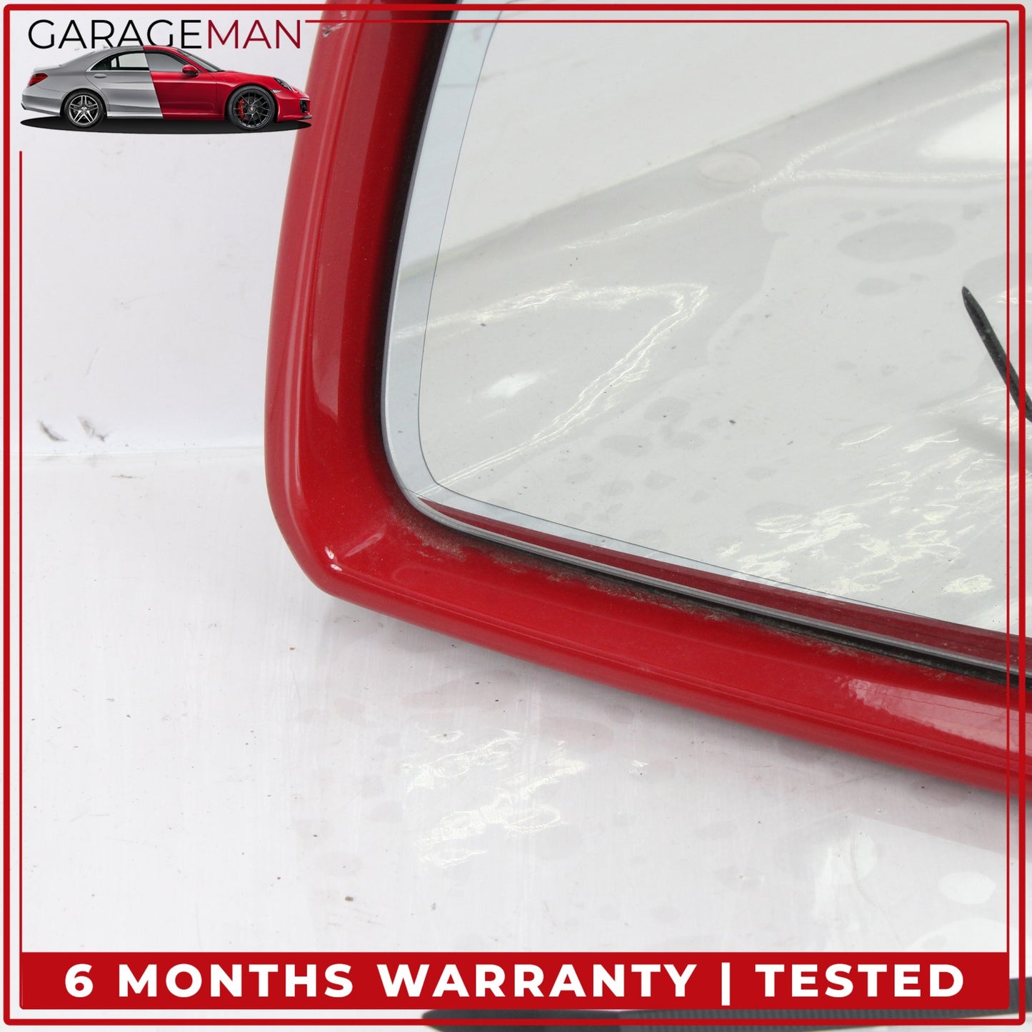2010-2017 Mercedes C207 E400 Coupe Front Left Side Door Rear View Mirror Red OEM