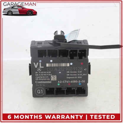 2008-2018 Mercedes W212 E350 Wagon Front Left Door Control Module 2129009128 OEM