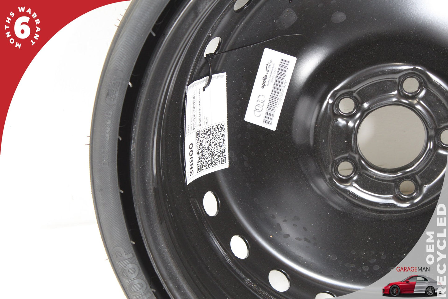 2018-2025 Audi Q5 SQ5 Emergency Spare Tire Wheel Donut Rim 80A601027B OEM