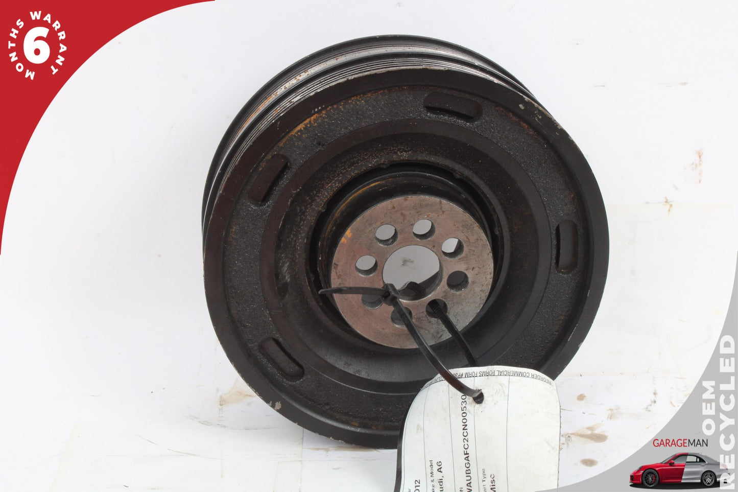 09-17 Audi A6 C7 Sedan Harmonic Balancer Crank Pulley 06E105251F Genuine