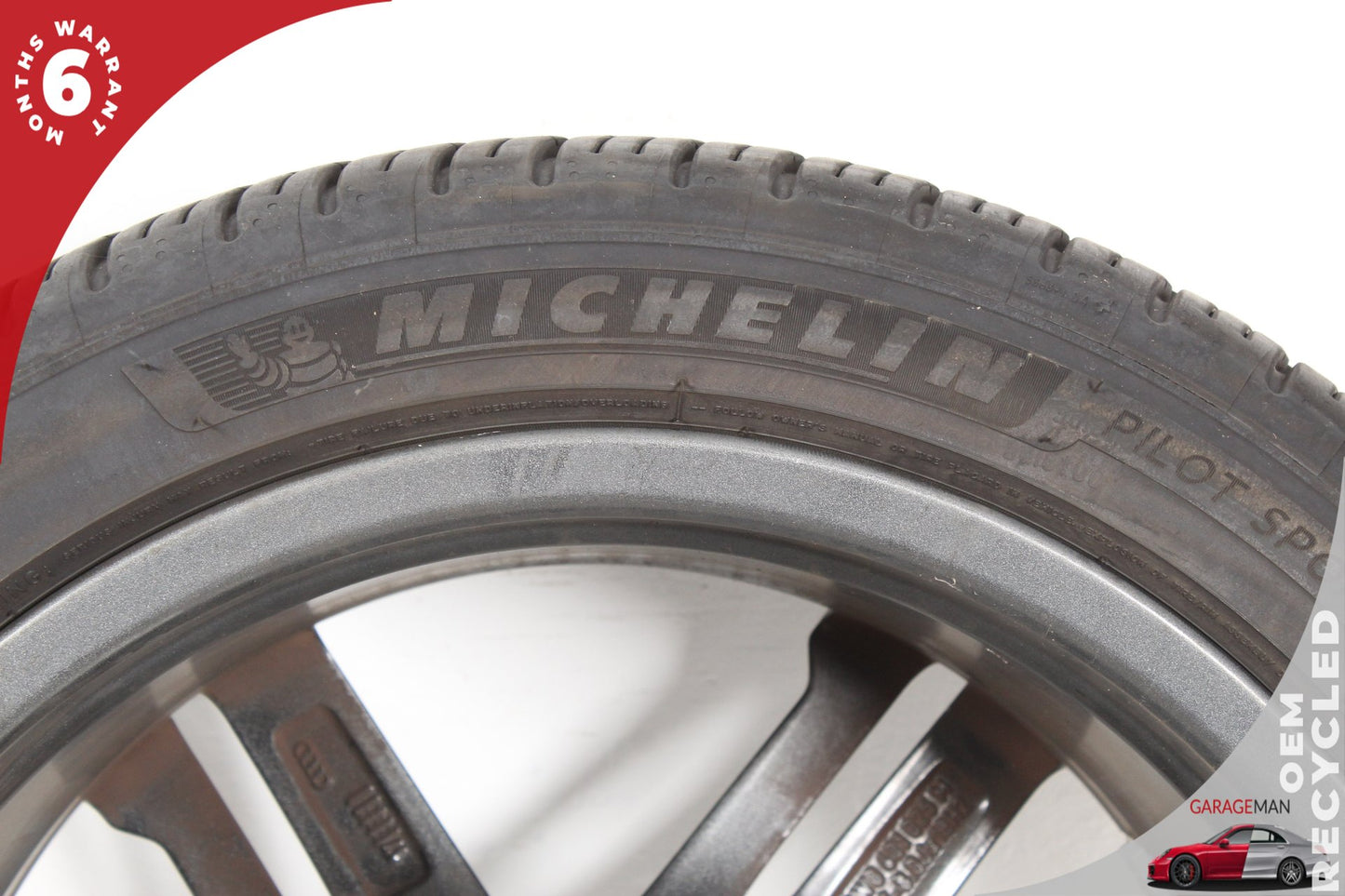 2017-2020 Audi A4 S4 5 Spoke Wheel Rim w/ Michelin Tire 8.0Jx18H2 8W0601025M OEM