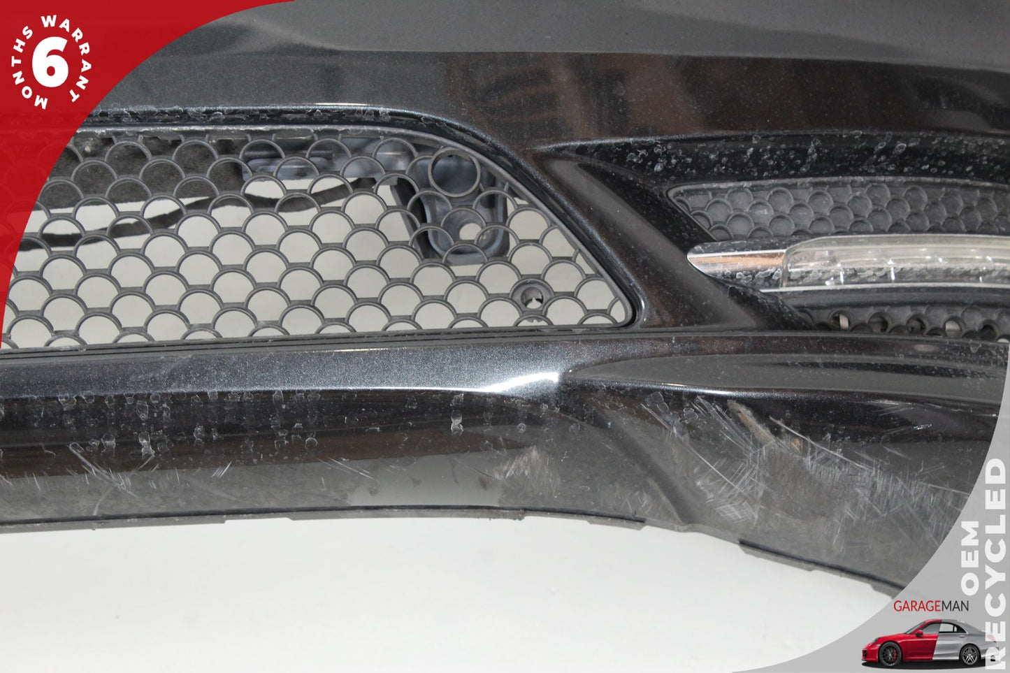 2010-2013 Mercedes-Benz S550 W221 Sedan Front Bumper Cover Assembly 2218801305 MAGNETITE BLACK