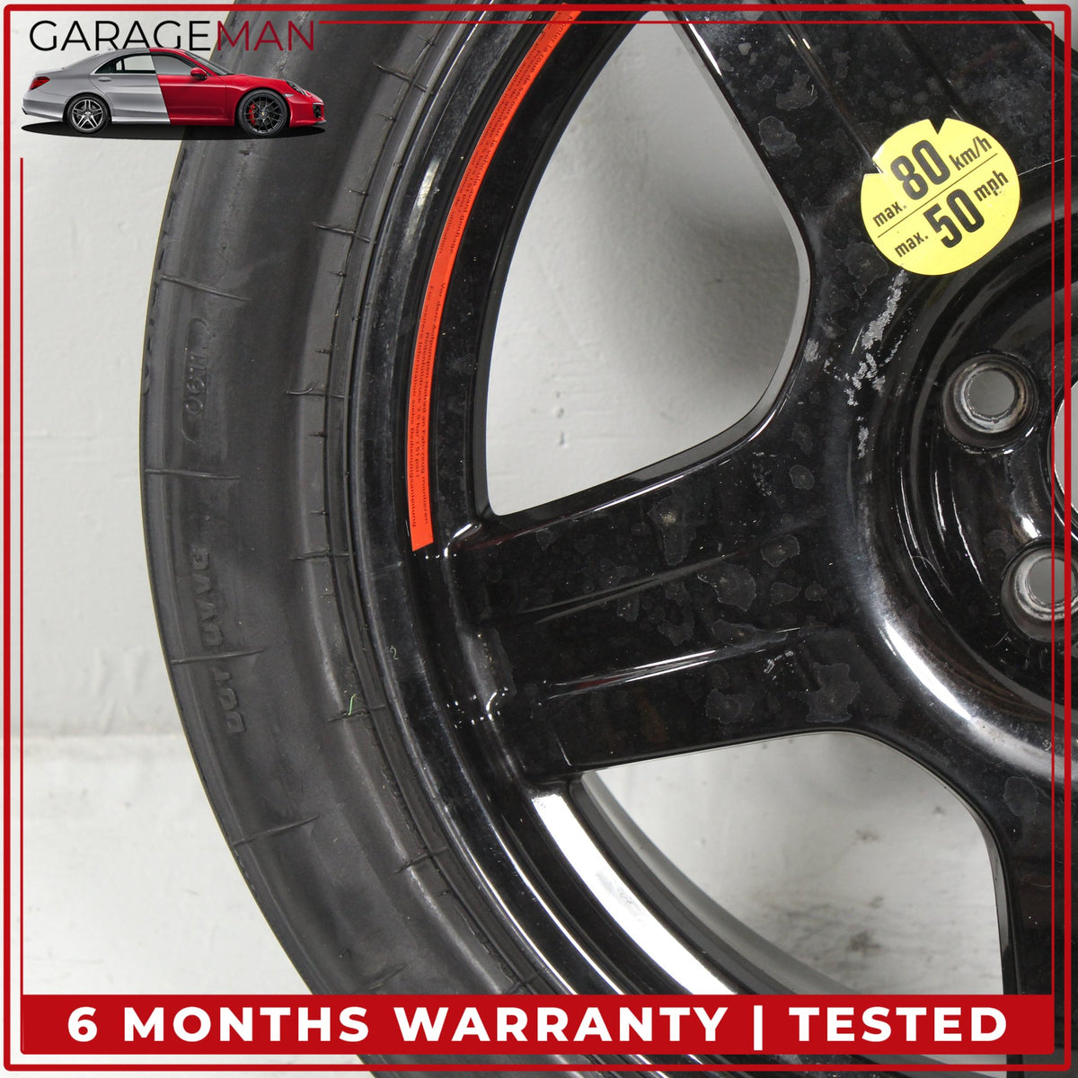 2010-2016 Mercedes W218 CLS63 E63 AMG Emergency Spare Tire Wheel Donut Rim OEM