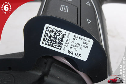2012-2018 Audi A6 A7 S6 S7 Front Left Side Steering Wheel Black 4G0419091N OEM