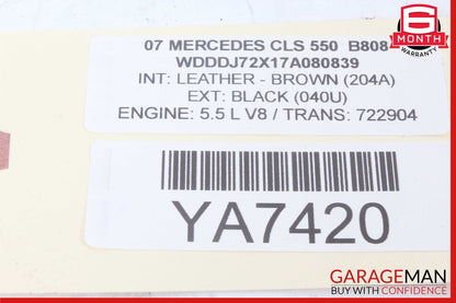 06-11 Mercedes W219 CLS550 CLS500 Dashboard  Front Right Side Airbag Air Bag OEM