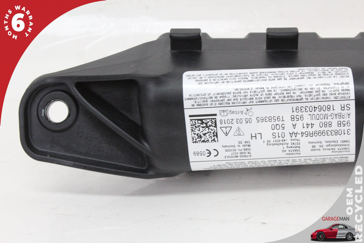 2015-2024 Porsche Macan 95B Rear Left Driver Side Seat Airbag 95B880441A OEM