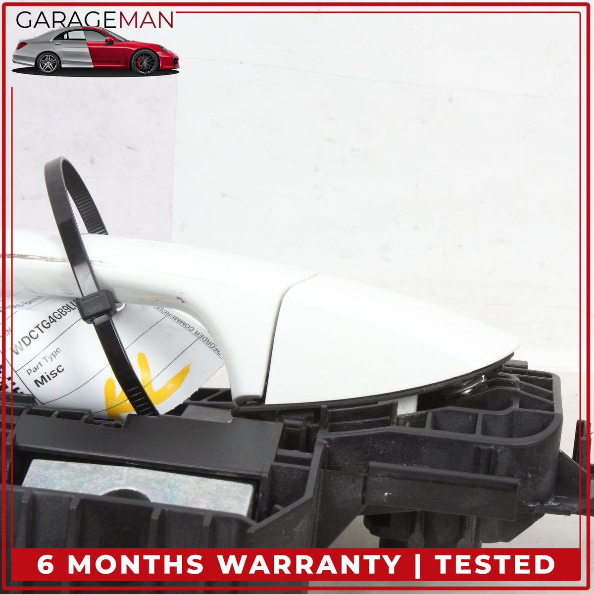 2015-2020 Mercedes X156 GLA250 Rear Left Exterior Door Handle Polar White OEM
