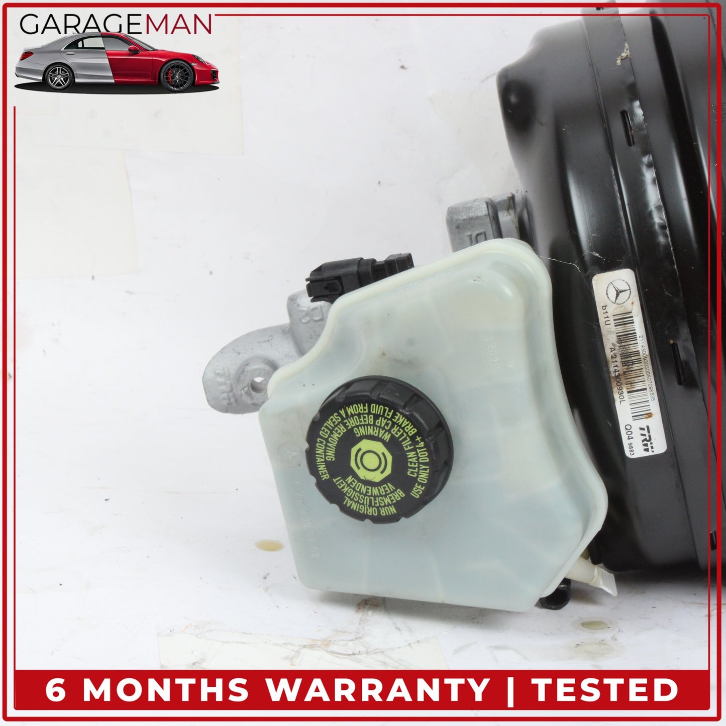 2006-2011 Mercedes W211 E350 Power Brake Booster Master Cylinder w/Reservoir OEM
