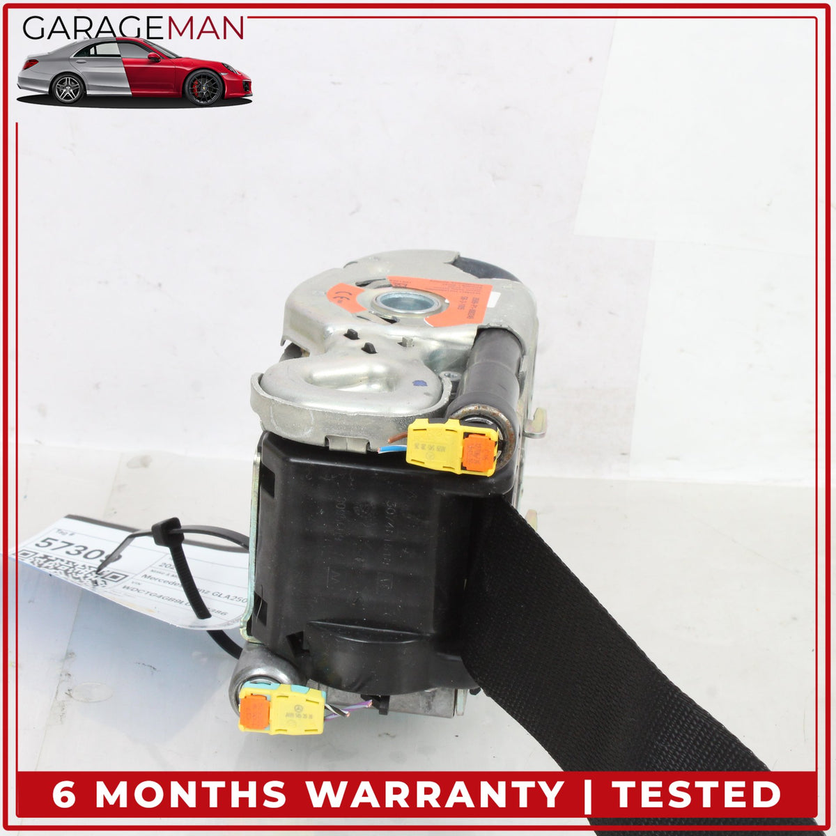 2014-2020 Mercedes X156 GLA250 Front Right Side Seat Belt Black 1178601285 OEM