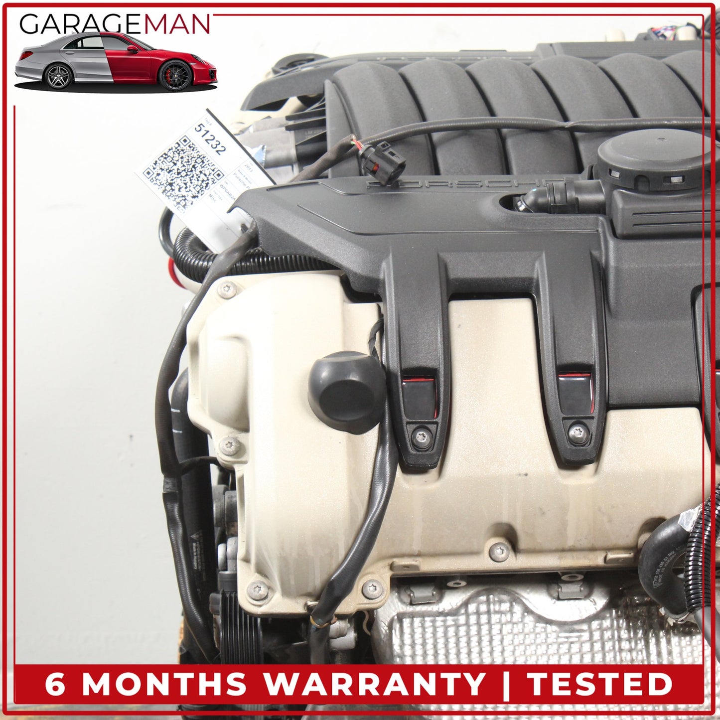 2010-2013 Porsche Panamera 970 RWD 4.8L Engine Motor Assembly M48.20 OEM 130K