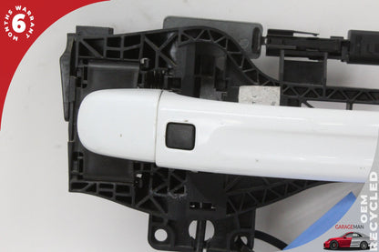2007-2015 Audi Q7 Front Right Exterior Door Handle White Keyless 4L0837205 OEM