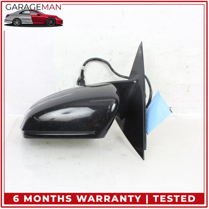 2010-2013 Mercedes W221 S550 Front Left Side Door Rear View Mirror Black OEM