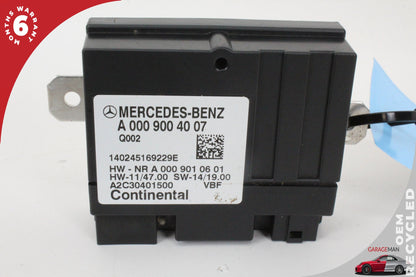 2015-2016 Mercedes W205 C300 C400 Fuel Pump Control Module 0009004007 OEM