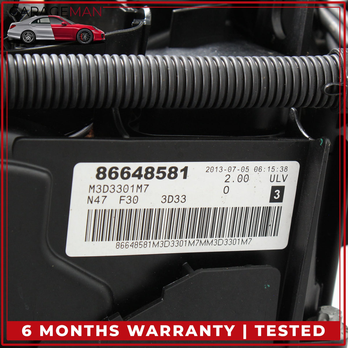 2014-2018 BMW 328d RWD 2.0L Diesel Engine Motor Assembly N47D20O1 mileage 140k