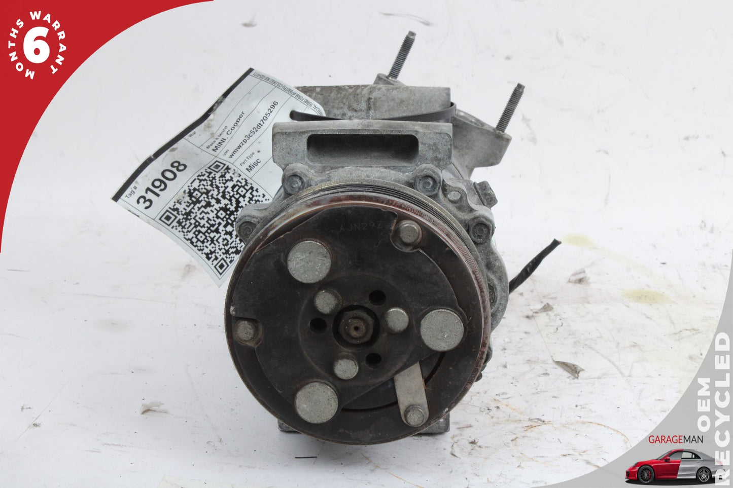 2007-2015 Mini Cooper AC A/C Air Conditioning Compressor Sanden 9223392 OEM