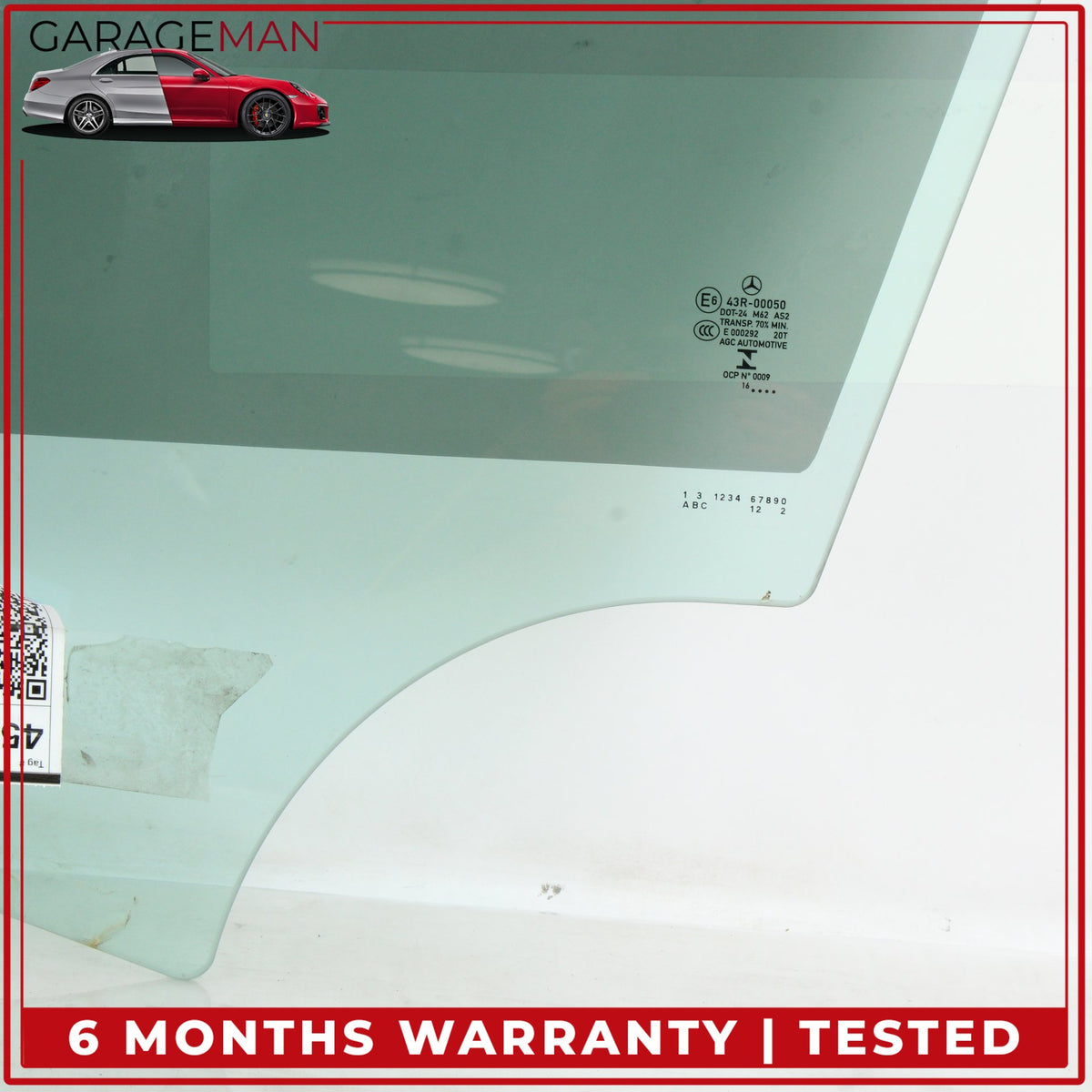 2017-2023 Mercedes S213 E400 Wagon Front Left Driver Side Window Glass OEM
