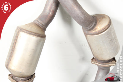2011-2014 Porsche Cayenne 958 S Hybrid SUV Front & Rear Exhaust Downpipe Set OEM