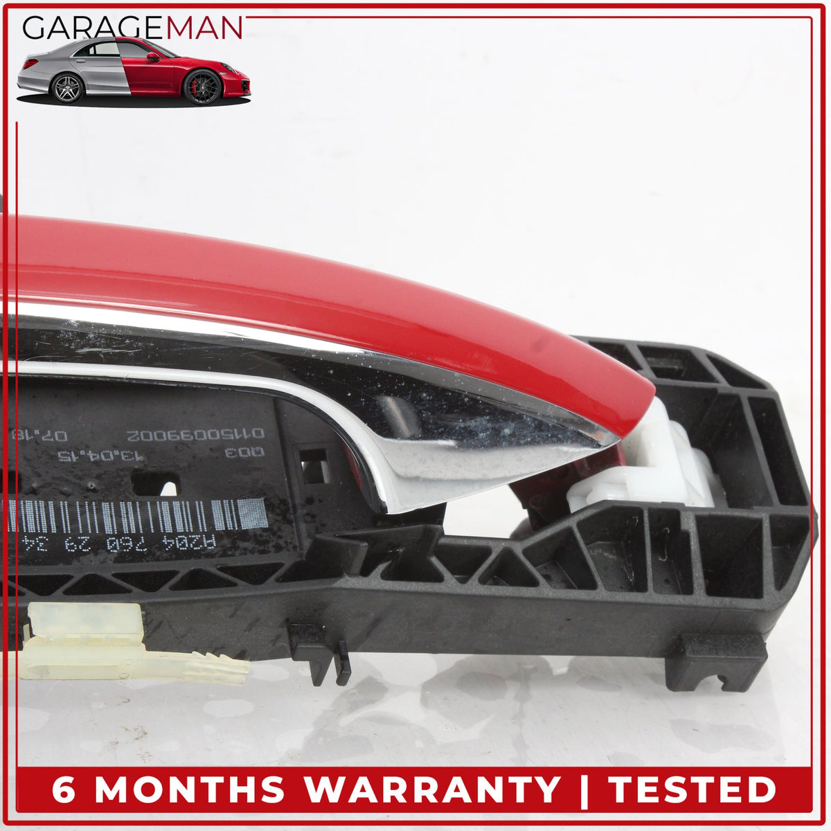 2010-2017 Mercedes C207 E400 Coupe Front Left Side Exterior Door Handle Red OEM