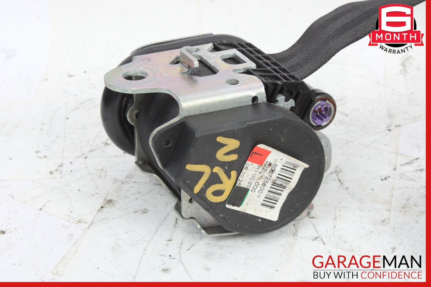 2007-2015 Audi Q7 Left Rear 2nd Row Seat Belt 4L0857805H Genuine OEM
