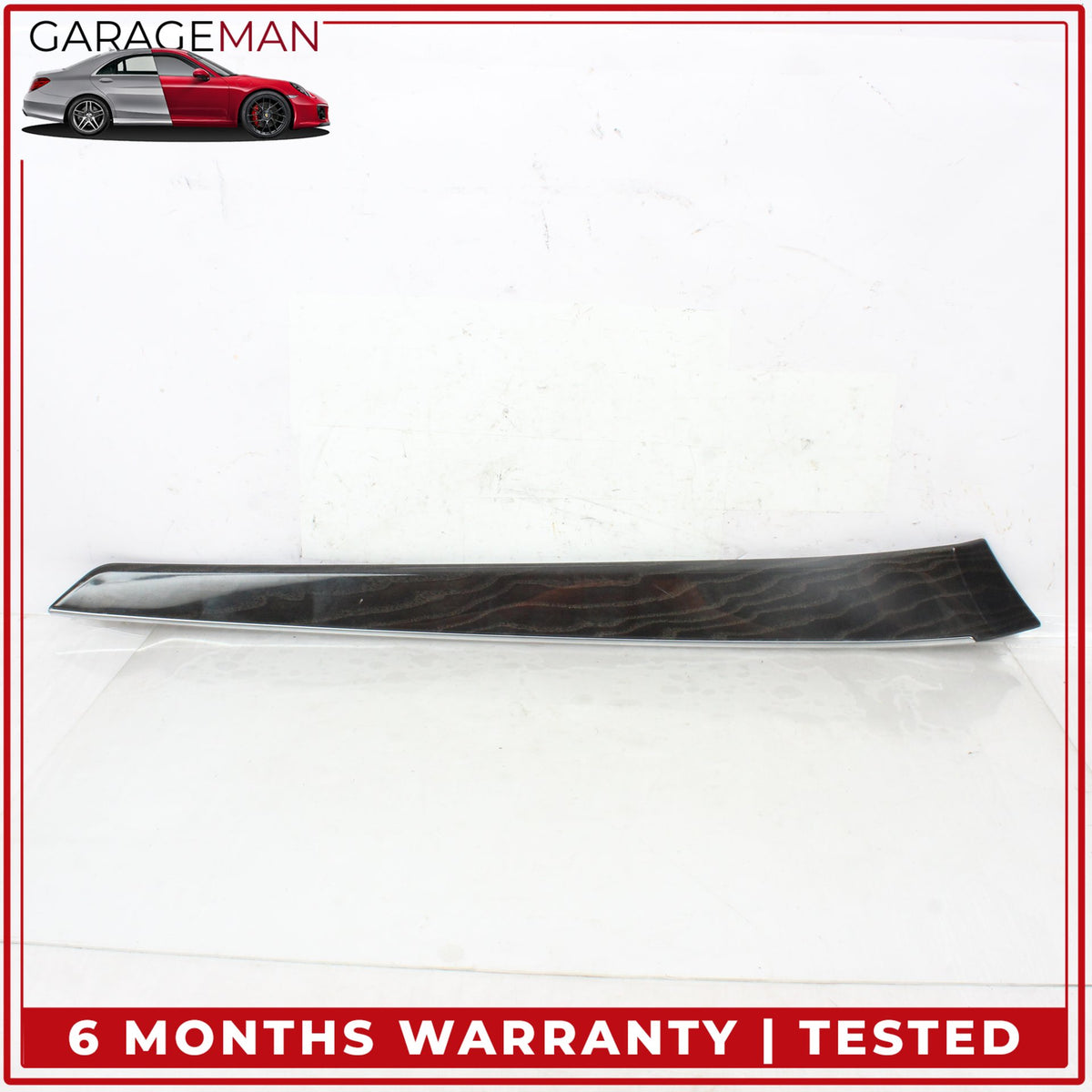 2014-2016 Mercedes W212 E400 Front Dash AC Air Vent Panel w/ Door Trim Wood OEM