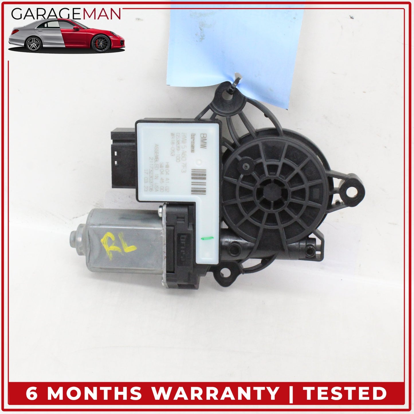 2019-2025 BMW 330i Rear Left Driver Side Window Regulator Motor 5A607F3 OEM